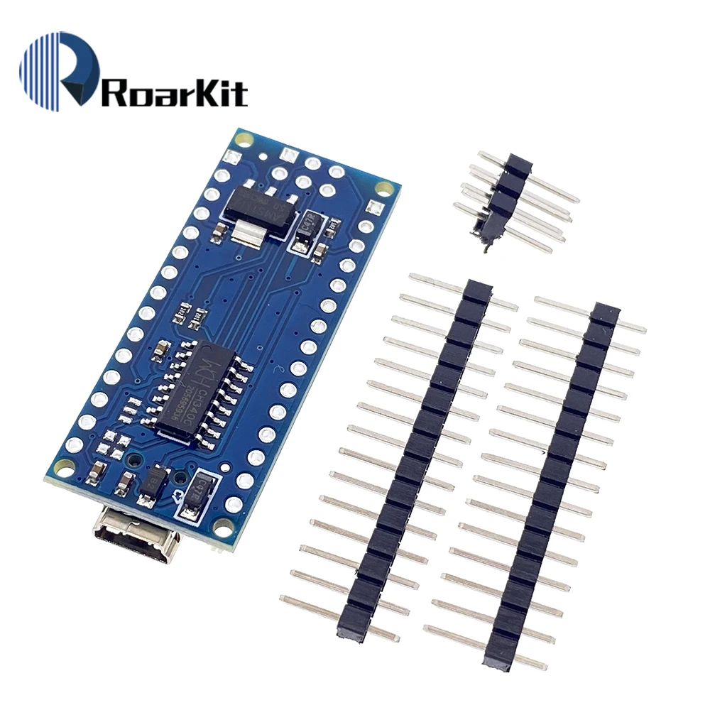 Мини USB Type C с Загрузчиком Nano 3 0 контроллер совместим Arduino CH340 5V 16Mhz V3.0 Atmega328 UNO IO