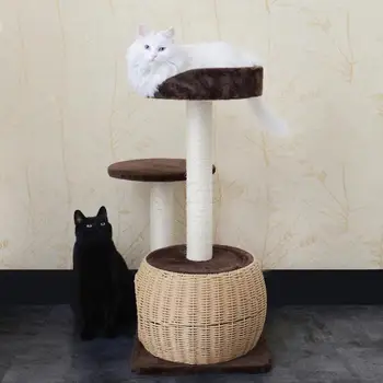 

Weave A Big Nest Cat Climbing Frame Cat Nest One Cat Cat Furniture People Share Sisal Cat Tree House