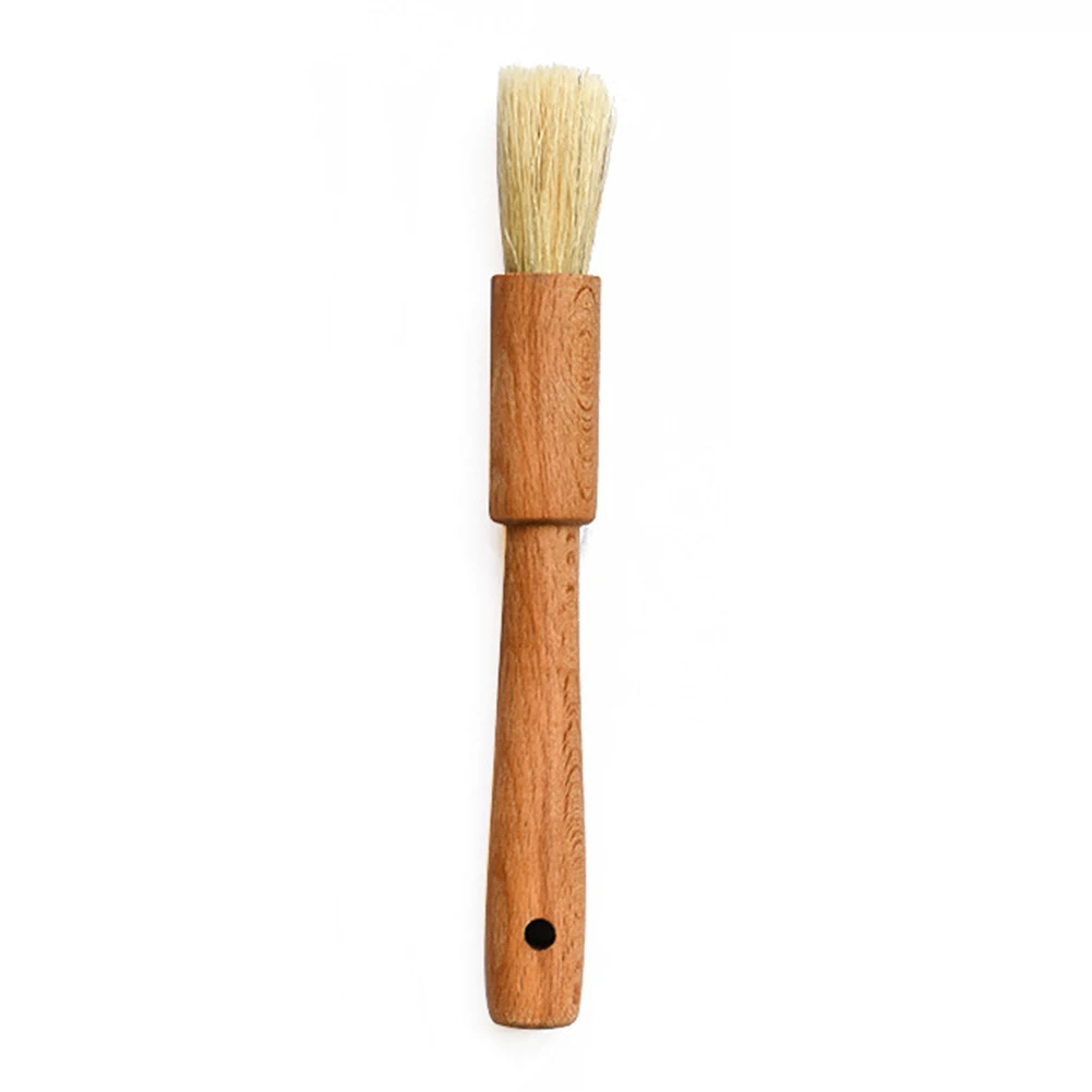 Новая натуральная щетина Кондитерская щетка с деревянной ручкой для выпечки формы для выпечки инструмент для выпечки