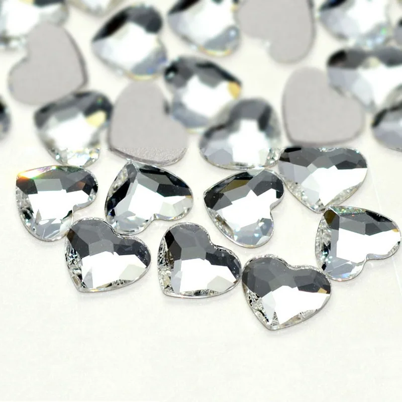 Heart Shape Pointed Back Rhinestone Crystals - China Heart Shape  Rhinestones and Wholesale Rhinestones price
