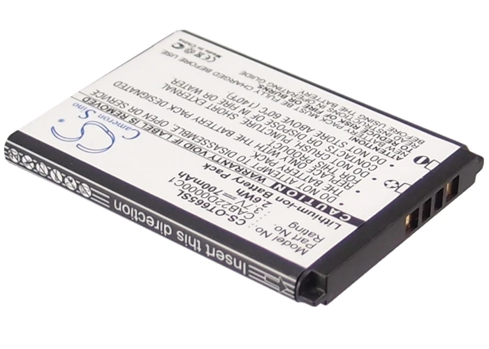 Обновленная батарея Cameron Sino для T-Mobile CAB22D0000C1 Accord 700 мАч/2.6Wh