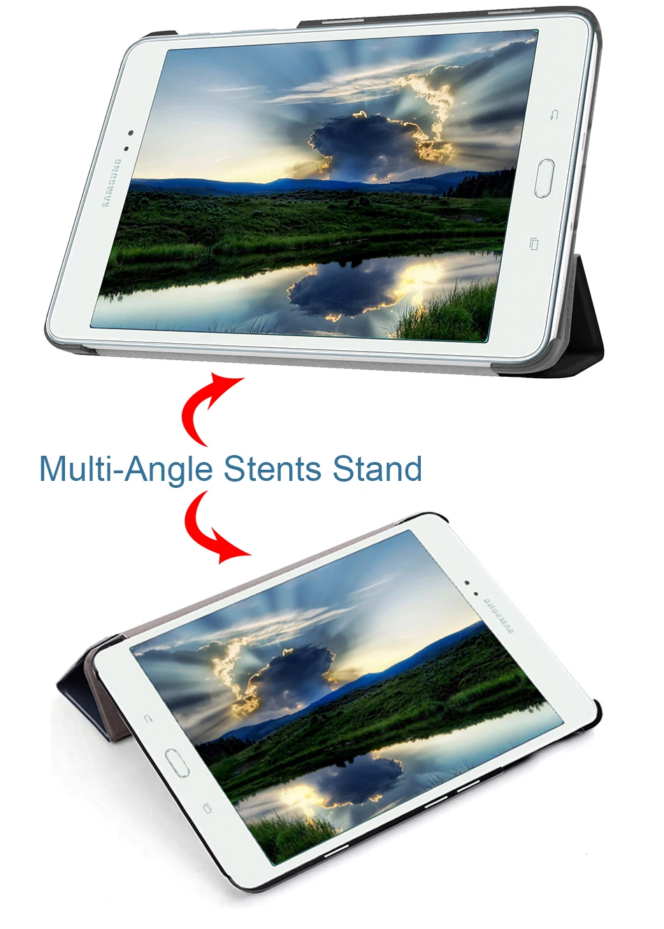MTT из искусственной кожи чехол для samsung Galaxy Tab S2 8," SM-T710 T715 T713 T719 тонкий смарт-чехол картина маслом планшет защитный чехол