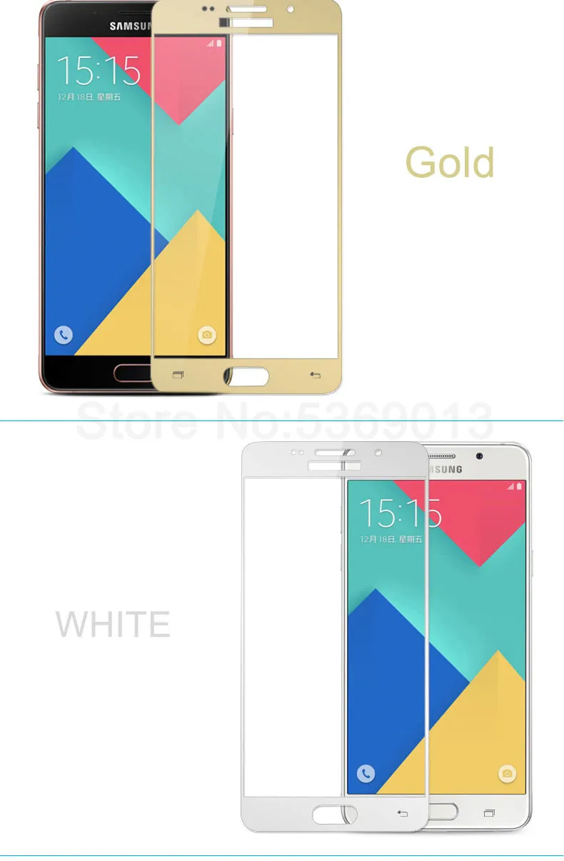 9D закаленное стекло для samsung Galaxy A3 A5 A7 J3 J5 J7 S7 полное покрытие защита экрана Защитная пленка