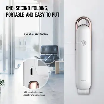 

UVC UV germicidal lamp USB powered removable portable germicidal lamp