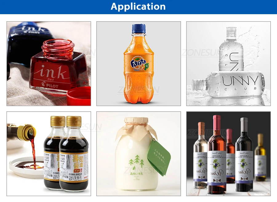 ZONESUN ZS-DPYT6P Полуавтоматическая машина для наполнения бутылок с 6 насадками для сока, молока, воды, масла, оборудование для наполнения