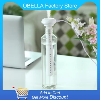 

USB Powered Portable Mute Air Humidifier Bottle Mini Auto Desktop Cup Aromatherapy Diffuser Mist Air Purification Maker