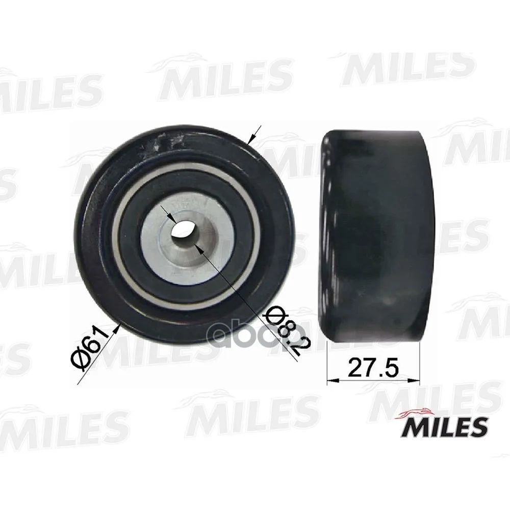Ролик Ремня Грм Opel Astra H 1.6/1.8 04- Z16xer/Z18xer Miles Ag02019 Miles арт. AG02019