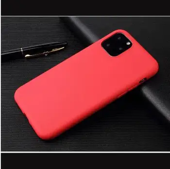

Phone Case For Phone 11 11 Pro 11Pro Max X XS 8 7 6s Plus Color Ultrathin Soft TPU Case Candy Color Capa Cover Black Red Pink