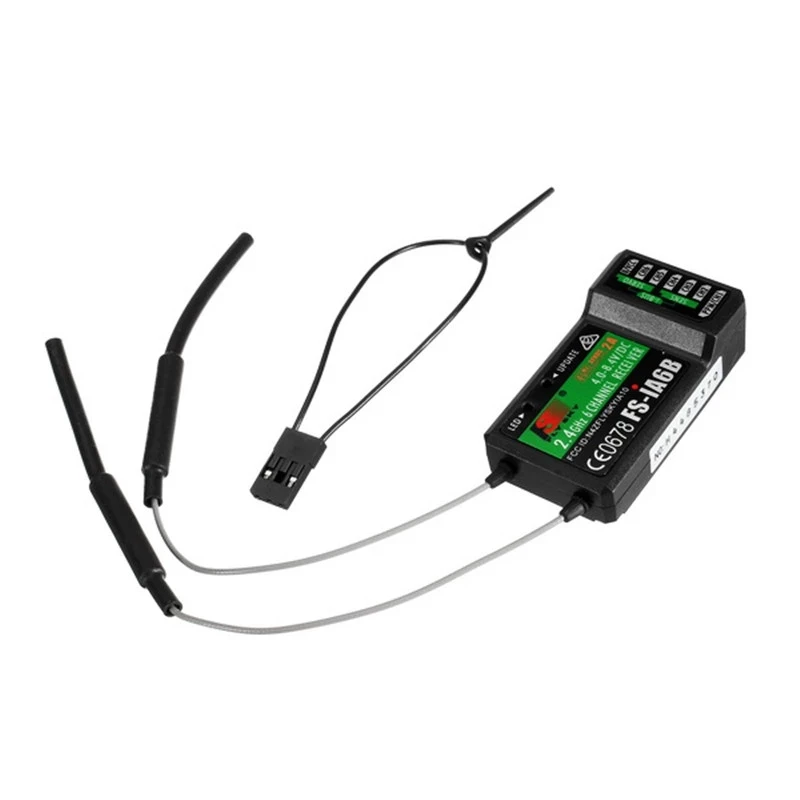 FlySky FS-i6 2.4GHz 6CH Radio Transmitter with iA6B Receiver - RC Drone
