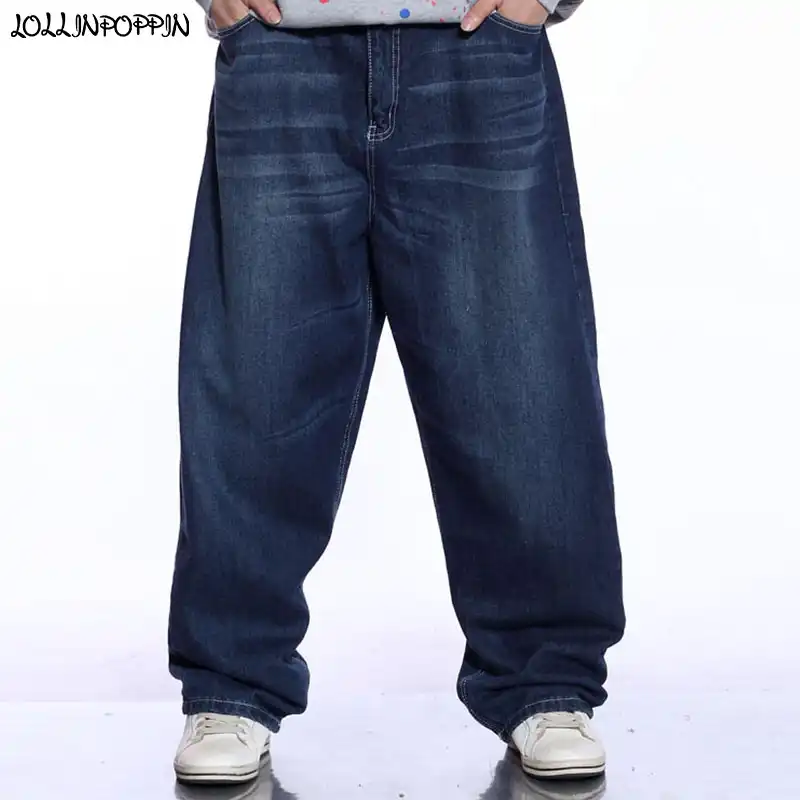 calça jeans masculina hip hop