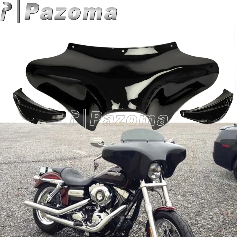 Обтекатель для передней и наружной фары из стекловолокна Harley Touring Dyna Road King FLHR FXD Fat