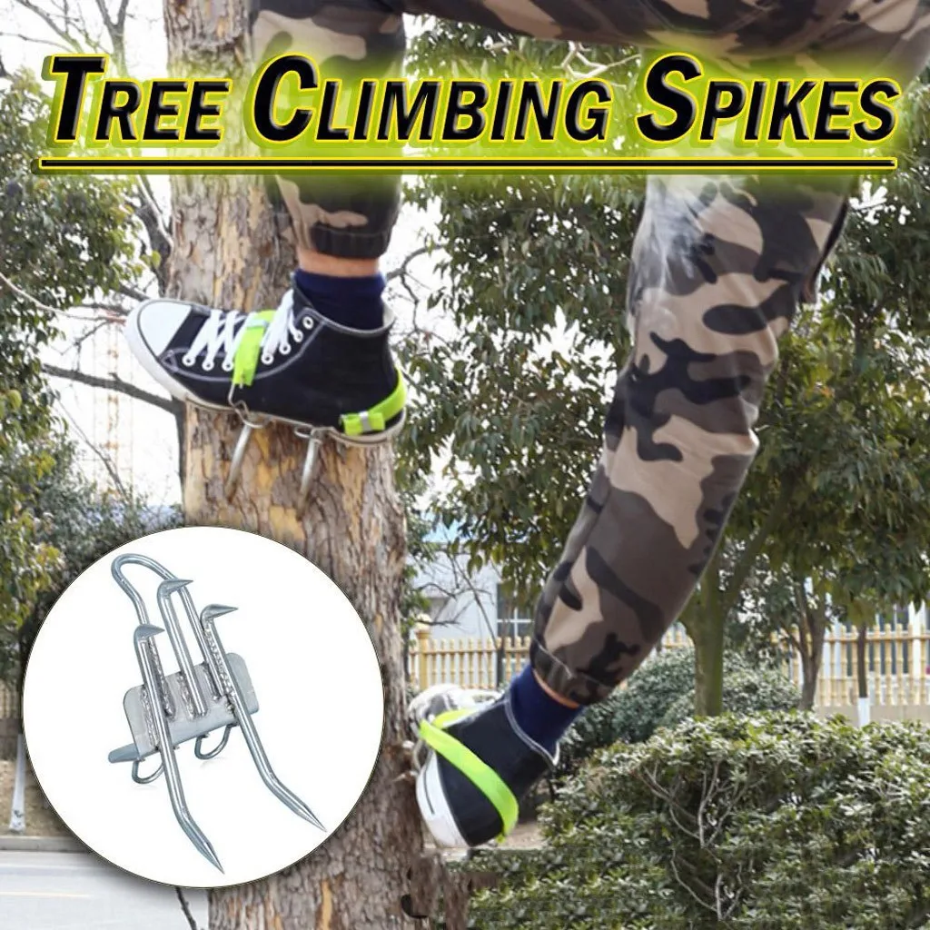 High Quality Tree Climb Tool Pole Climbing Spikes Hunting Observation Picking Fruit Tree Shoe Support Wholesale Dropshipping