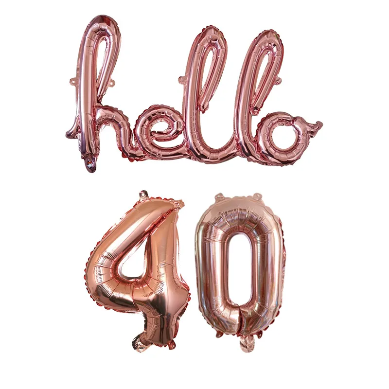 Rose Gold Milestone Celebration Balloons: Elegant Party Decor