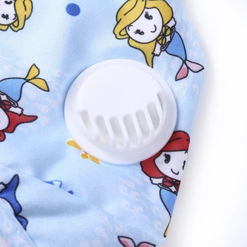 

Kids Air Purifying Respirator Cartoon Face Mask Valve Mouth-Muffle Industry Dust-Proof Mask