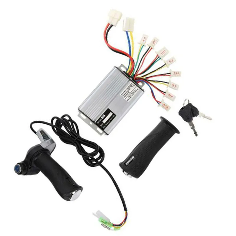 

Scooter 36V 1000W Motor Brushed Speed Controller Throttle Grip E-Bike Razor Kit