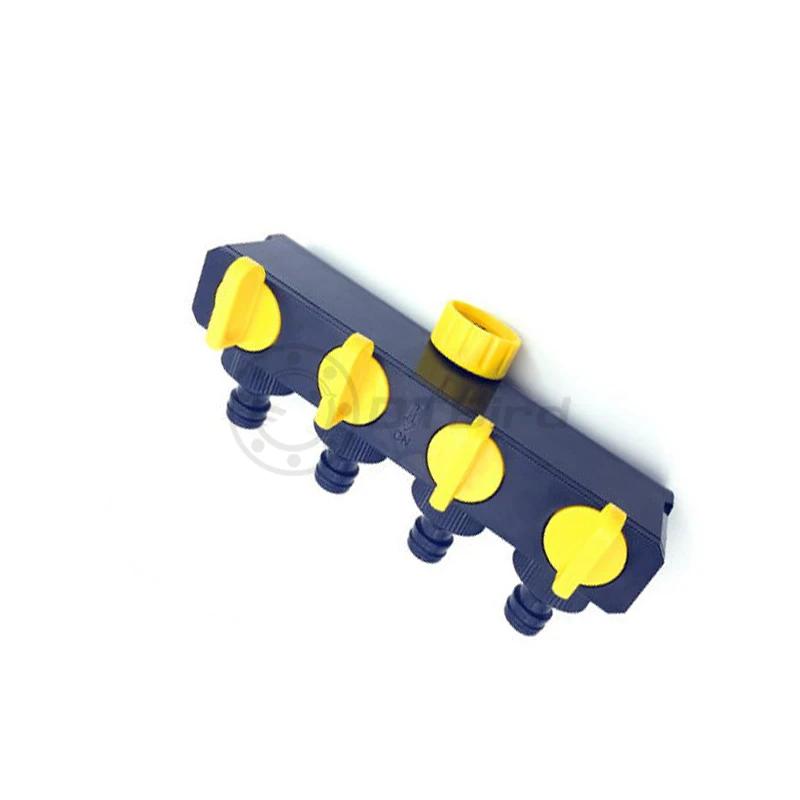 Садовый таймер для подачи воды Пластик Y клапан 4 пути соединитель шланга для воды разветвитель для дома и сада шунта душ
