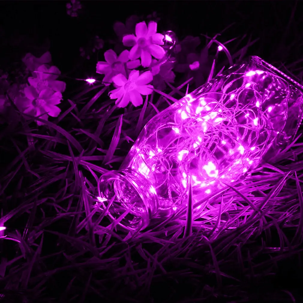 5 м Usb Led медные гирлянды украшения комнаты мигающие световые струны
