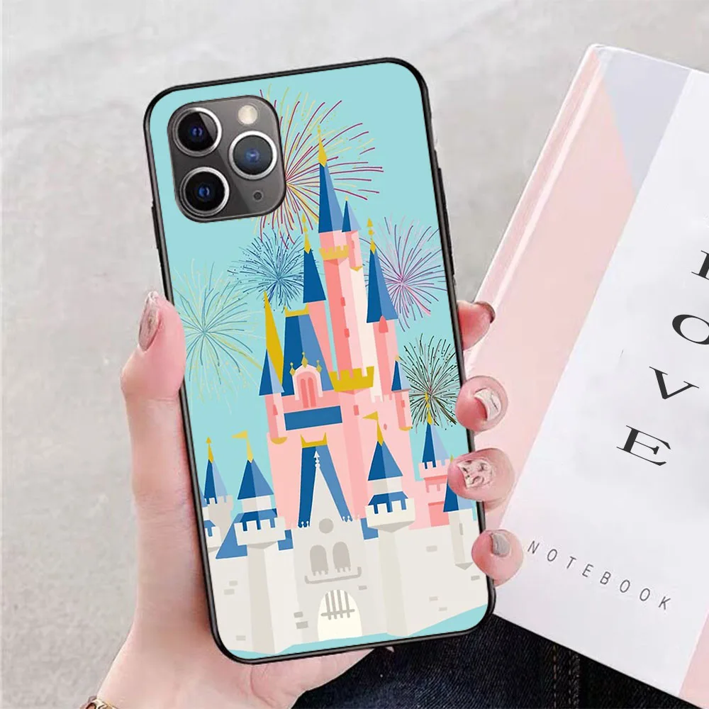 

Fairytale Castle soft TPU border phone case for iphone 11PRO 11PROMAX 11 X XS XR XSMAX 6 plus 7 7plus 8 8plus cover