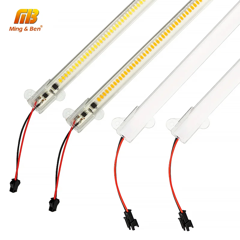 

5pcs LED Tube Lamp 72leds 50cm 30cm Clear Shell Milky White 220V Warm Cold White LED Bar Light Replace Led Fluorescent Lights