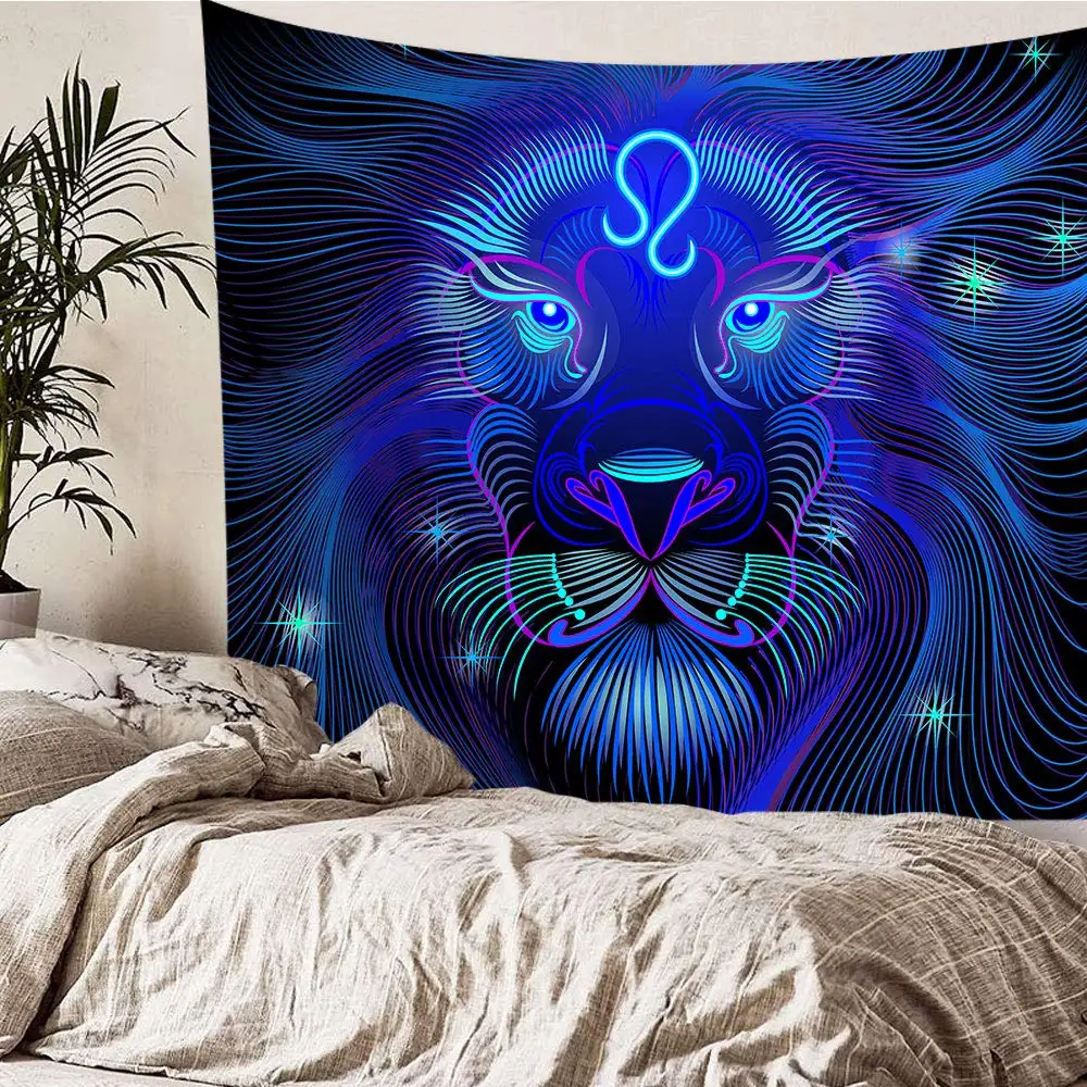 Psychedelic Leo гобелены домашний декор