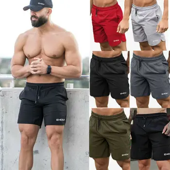 

Men's GYM Training Running Sport Workout Casual Jogging Pants Trousers Shorts