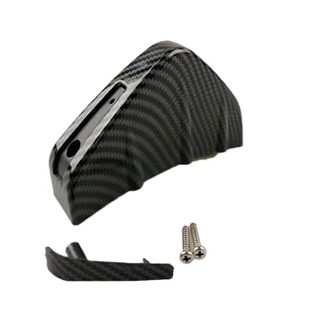 

Cover Rear Spoiler Decoration 4pcs Fins Spoiler Wing Splitter Carbon Fiber Style
