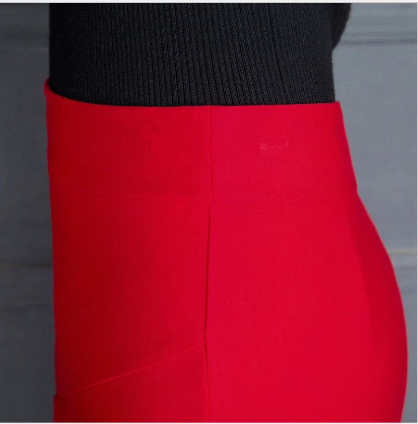 Ruffle Elegant temperament Skirt OL Office Business Woman Bodycon High waist fashion Midi jupe femme Skirt Comfortable