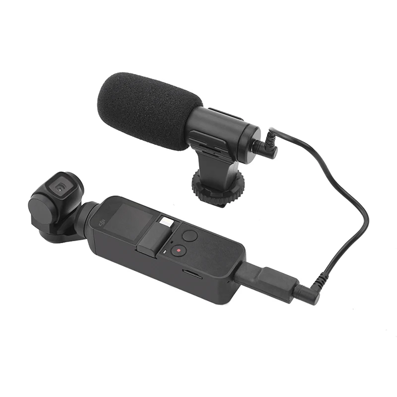Аудио адаптер для DJI Osmo Pocket поддерживает внешний 3,5 мм микрофон для более высокого качества записи аксессуары расширения