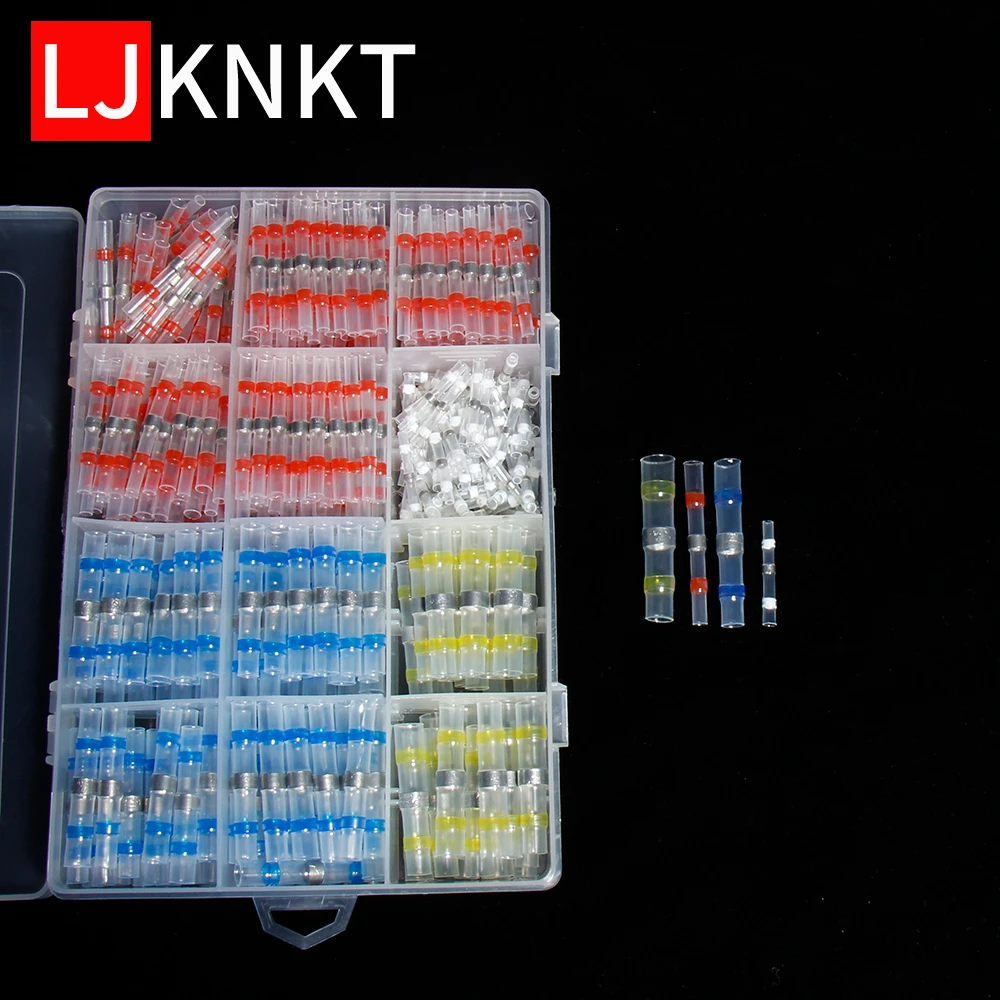 

Terminals Butt Connectors Heat Shrink Insulated Waterproof Pressure free 10-26AWG Cable terminal SST electrical connector