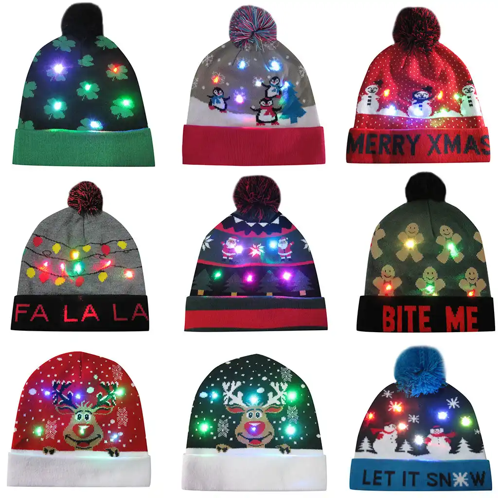 led light up hats