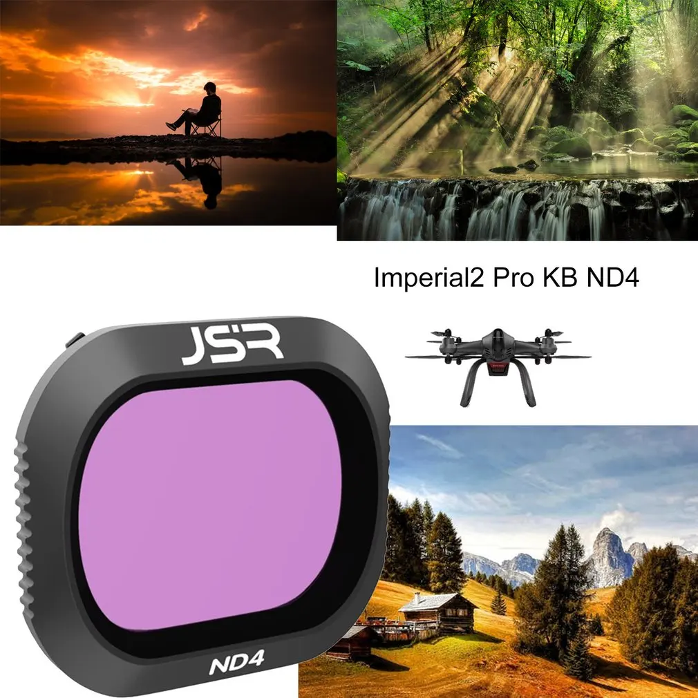 RC Quadcopter Drone ND Filter ND4 ND8 ND16 ND32 ND64 Camera Filter Lens For DJI Mavic 2 Pro Optical Glass Filter