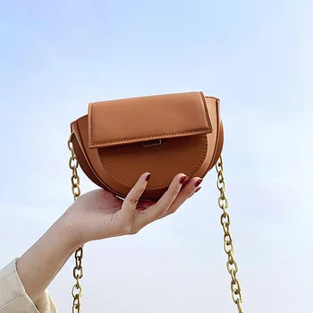 

Advanced sense French niche small bag 2020 spring and summer models new retro saddle bag wild shoulder messenger bag