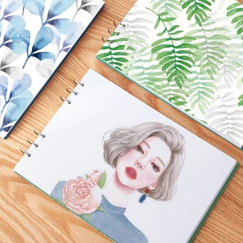 

50 Sheets Loose-Leaf Sketchbook Professional A4 Art Painting Sketch Paper 8.2x11.4 Inch for Drawing Journaling Sketching