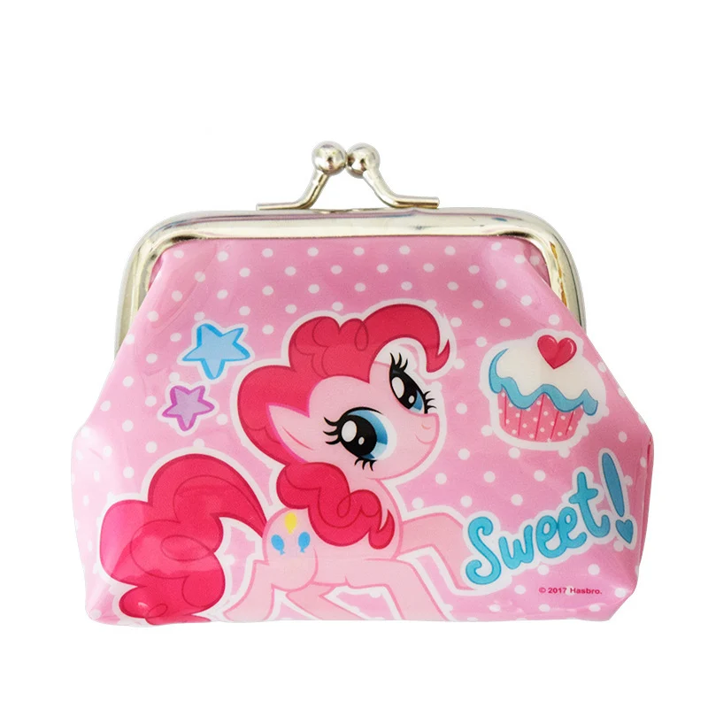 Pink Милый мультяшный рюкзак My Little Pony, мини кошелек для монет, радужная сумка с единорогом, снэк-Пак, детские рождественские подарки, игрушка для девочки - Цвет: Pink