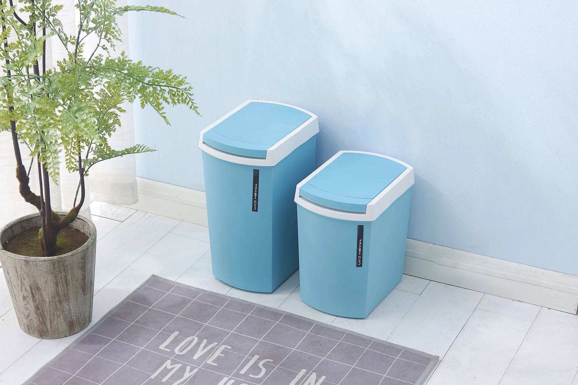 With Cap Garbage Can Tube Hand Small Rectangular Bomb Cover Living Room Bedroom Bathroom Kitchen Household Garbage Can