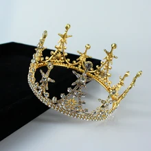 

O726 Elegant Wedding Bridal Headpiece Shiny Triangle Transparent Crystal Rhinestone Marriage Party Bride Crown Pageant Tiaras