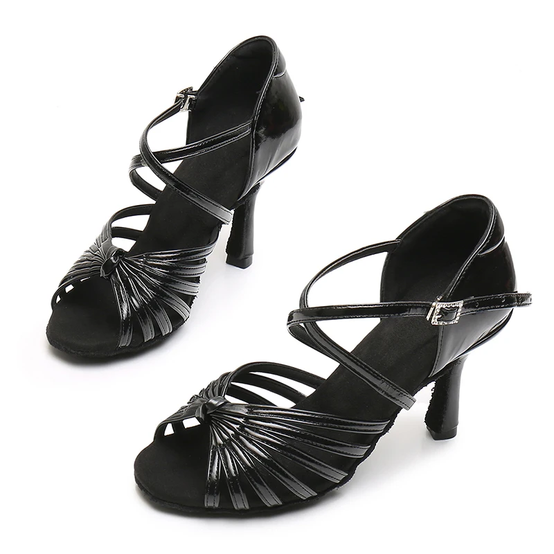 Girls Latin Dance Shoes for Woman Ladies Ballroom Modern Tango Dancing Shoes Practise Performance Salsa Sandals dance shoes