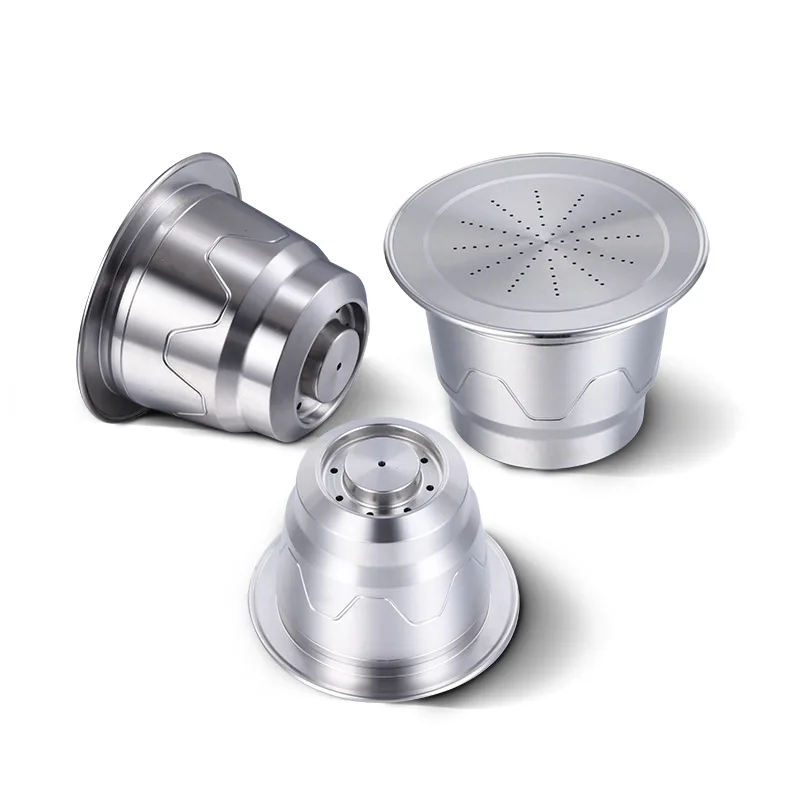 

Coffee machine filter, refillable capsule for coffee machine, reusable stainless steel capsule coffee filter barista coffee tool