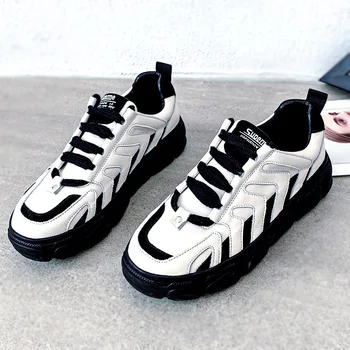 

Womens shoes Real Leather sneakers High quality platform sneakers off white shoes woman Comfortable sneakers women Casual shoes