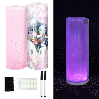 

Luminous Whiteboard Pencil Case With Calculator Magnetic Switch Cartoon Pen Box for Boys Girls School Stationery