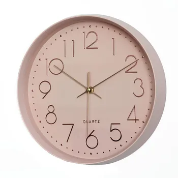 

Nordic Rose Gold Wall Clock Living Room Decorative Modern Design Bedroom Kitchen Clock Wall Creative Silent Simple Relogio ZB5WC