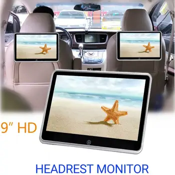 

10.1 inch Car Headrest Monitor Auto Multimedia MP4 MP5 Video Player TFT HD LCD Display Touch Screen bluetooth/USB/FM Universal