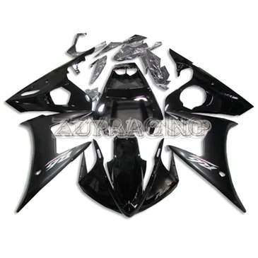 Инжекционные Обтекатели для Yamaha YZF-600 R6 2003-2005 2004 полный комплект панелей 03 04 05 корпус из АБС-пластика матовый черный - Цвет: R6 05