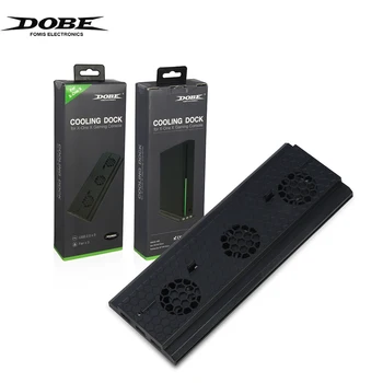 

DOBE Vertical Cooling Stand Compatible For Xbox One X Vertical Stand Fast Cooling Dock Fan Stand And With 3 USB Ports TYX-1768