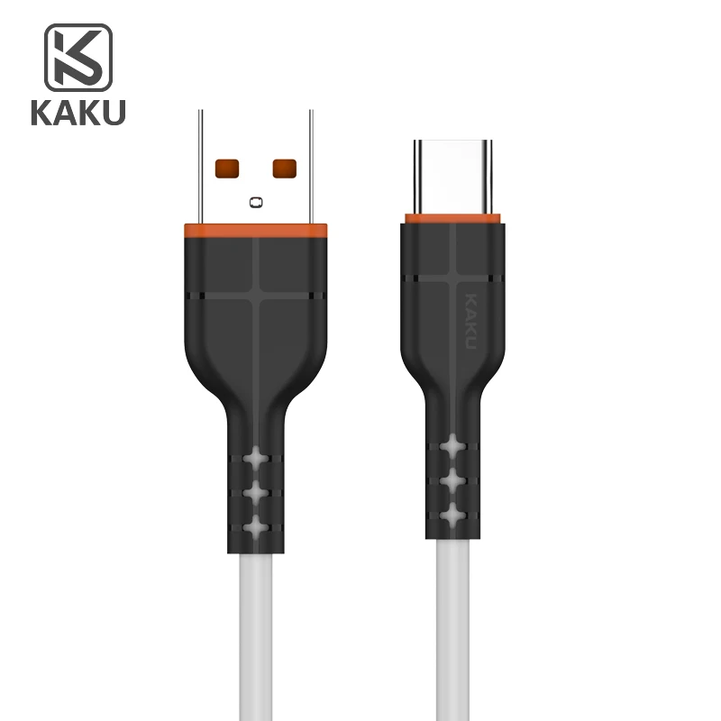 KAKU 3.2A Быстрая зарядка usb type C кабель для Xiaom Redmi Note 7 Быстрая зарядка type-C кабель для huawei P30 зарядное устройство - Цвет: Белый