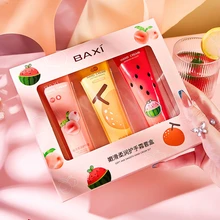 

3Pcs/Box Fruit-flavored hand cream moisturizing repairing anti-drying hand cream softening cutin desalinating hand lines