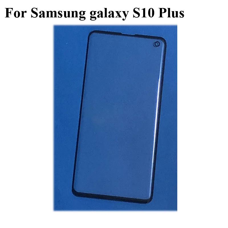 Для Samsung galaxy S10 Plus переднее ЖК-стекло объектив сенсорный экран для S 10 внешнее