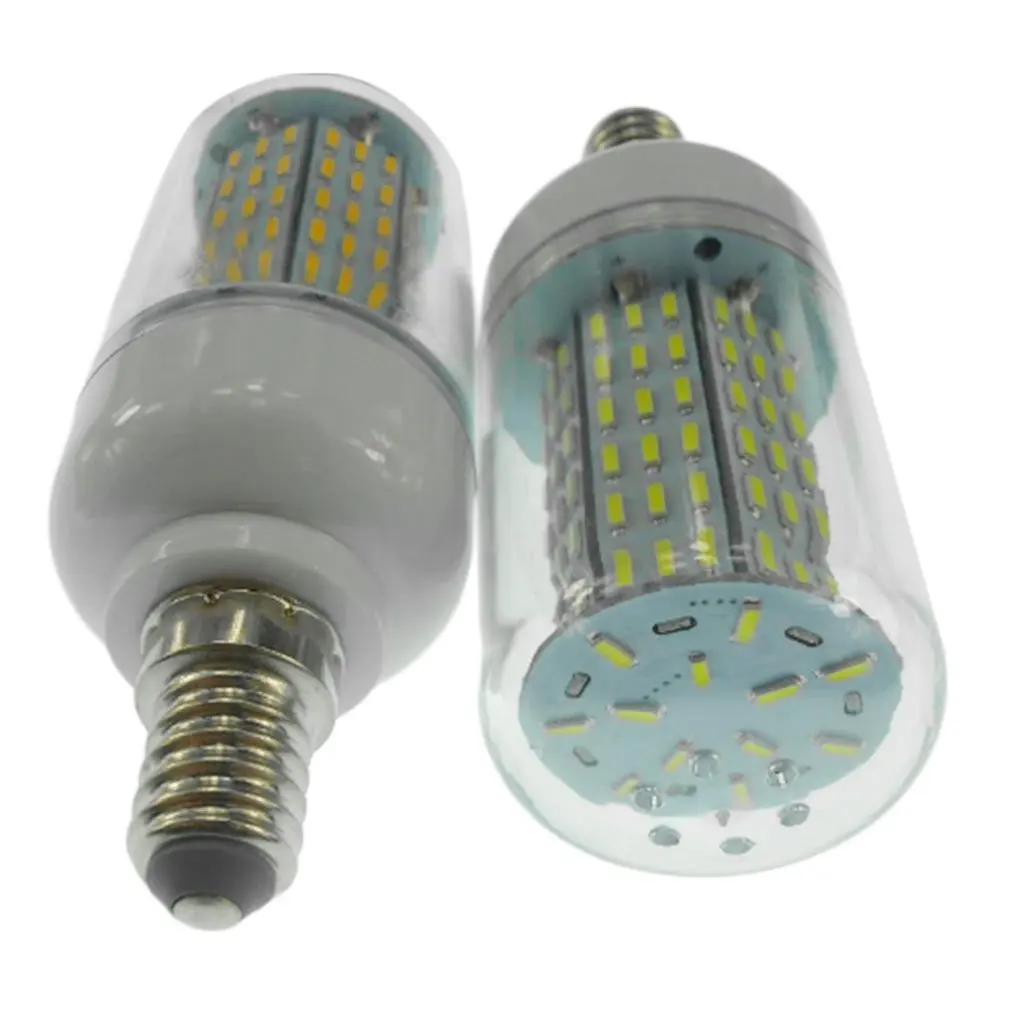 ICOCO E27 138LED 4014 SMD белый/теплый белый чехол Кукуруза Светильник лампа AC110V