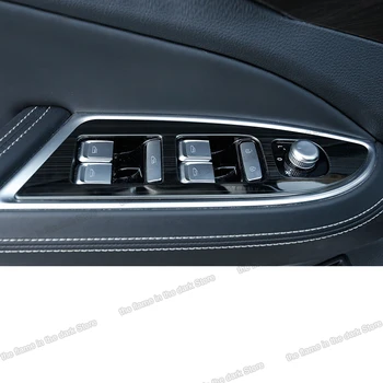 

Lsrtw2017 Stainless Steel Car Window Control Panel Trims for Geely Borui Emgrand Gt Ge Phev Mhev