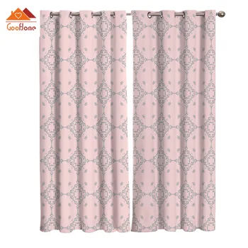 

Bohemia Retro Ethnic Window Curtains Living Room Outdoor Fabric Drapes Curtain Home Decor